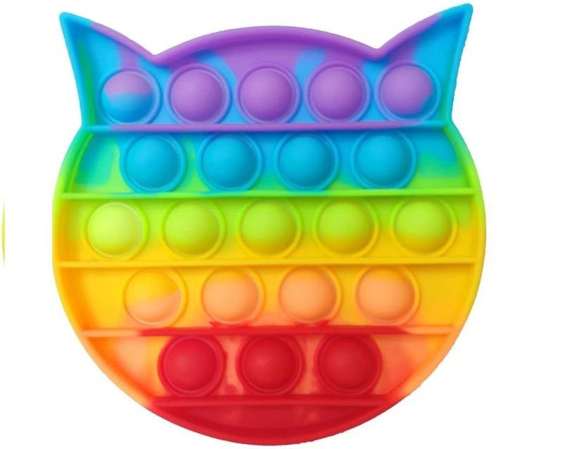 Cat Fidget Pop it Rainbow Toy