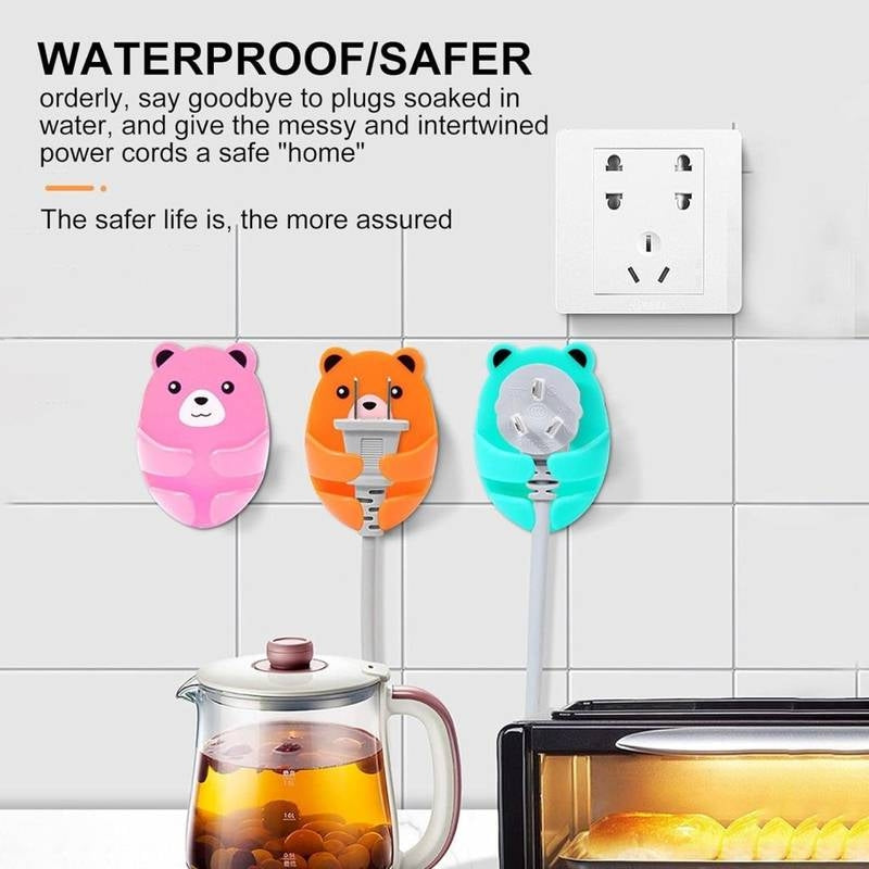 Plug Hook Wall Hooks Cute Bears