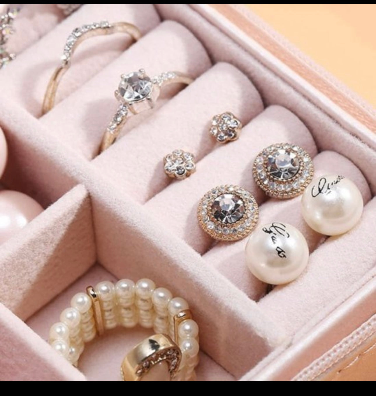 PU Mini Jewellery Box Jewellery Organiser