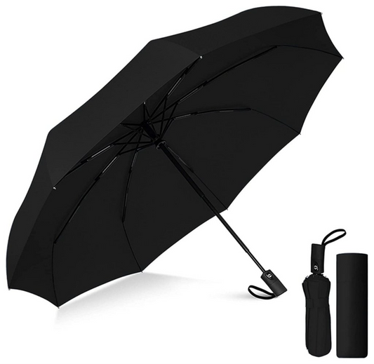 Auto Open Black Umbrella