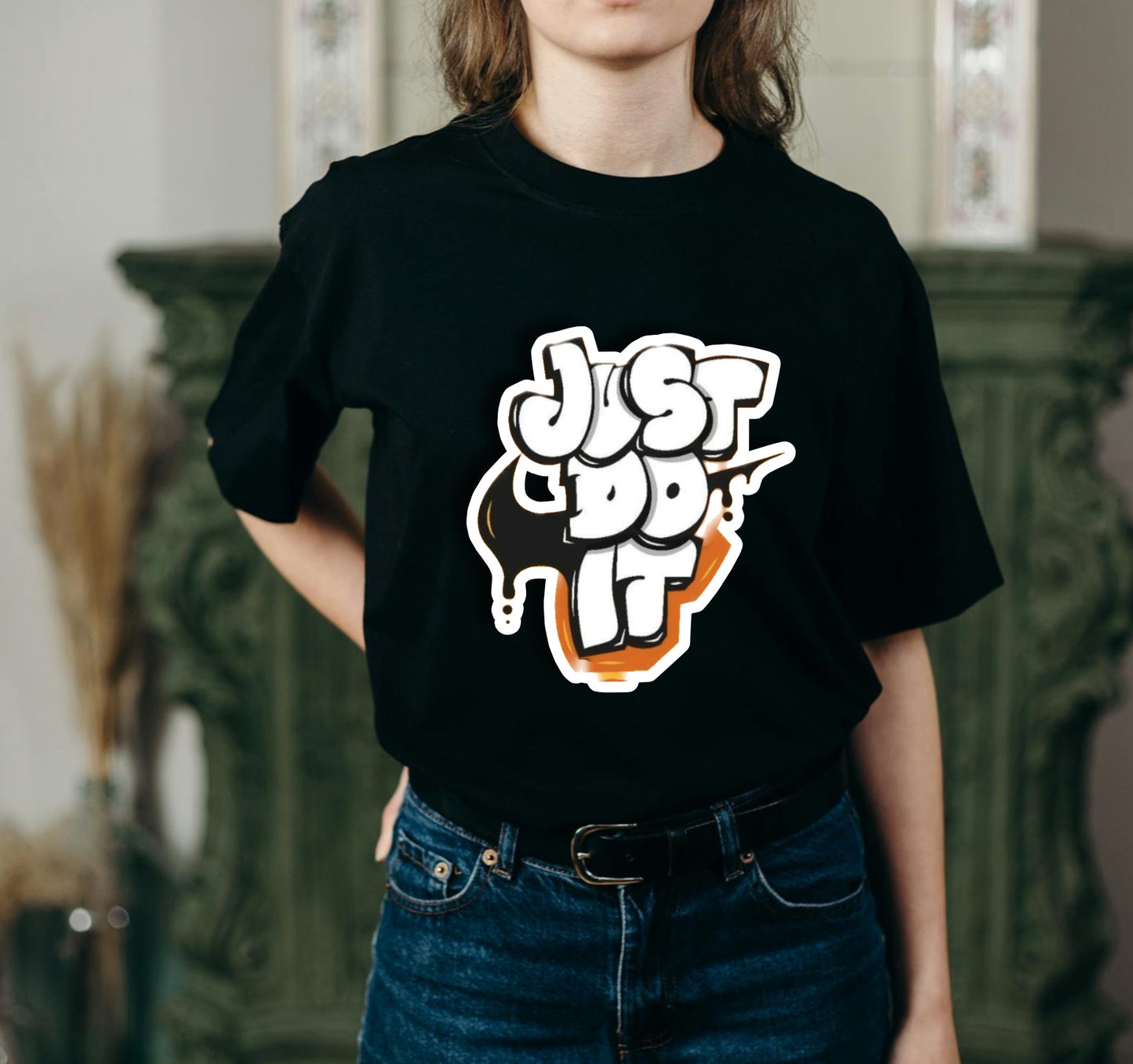 ( Black )Just Do It  T-Shirts Trend