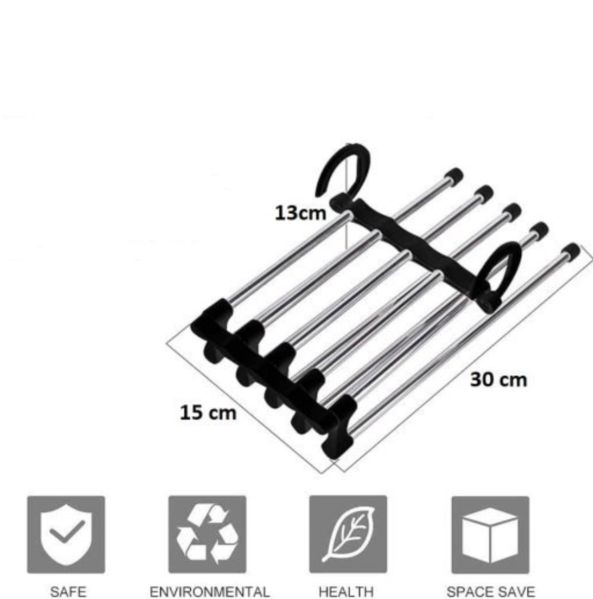 5 in 1 Foldable Hanger Pant Steel Hanger