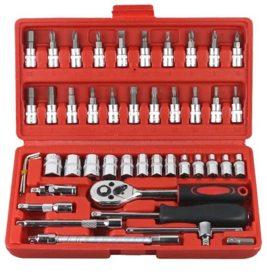 46 in Tool Kit Socket Set