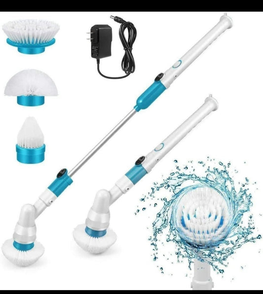 Spin Scrubber With 3 Replaceable Brush