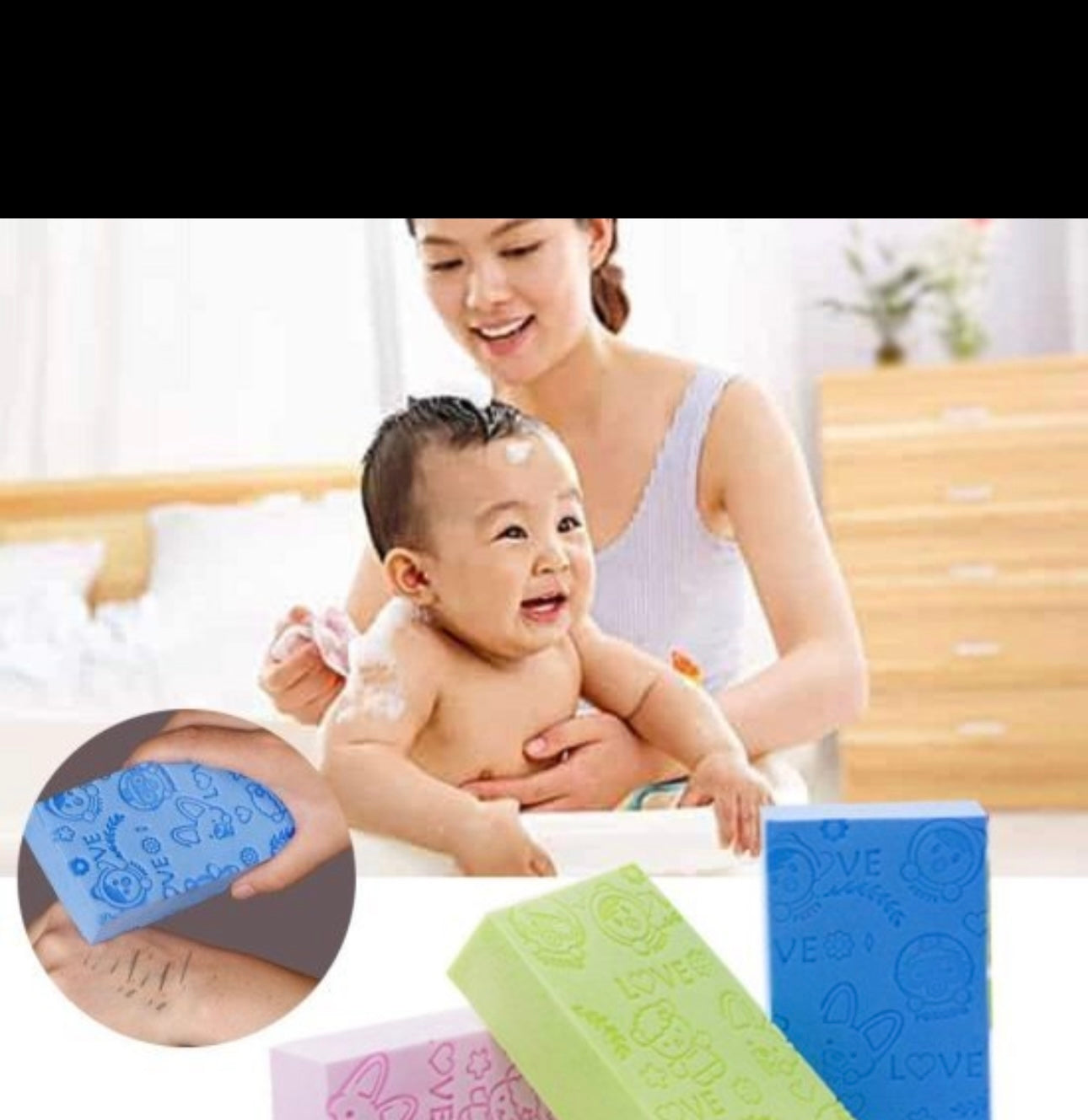 Bath Scrubber Sponge For Shower