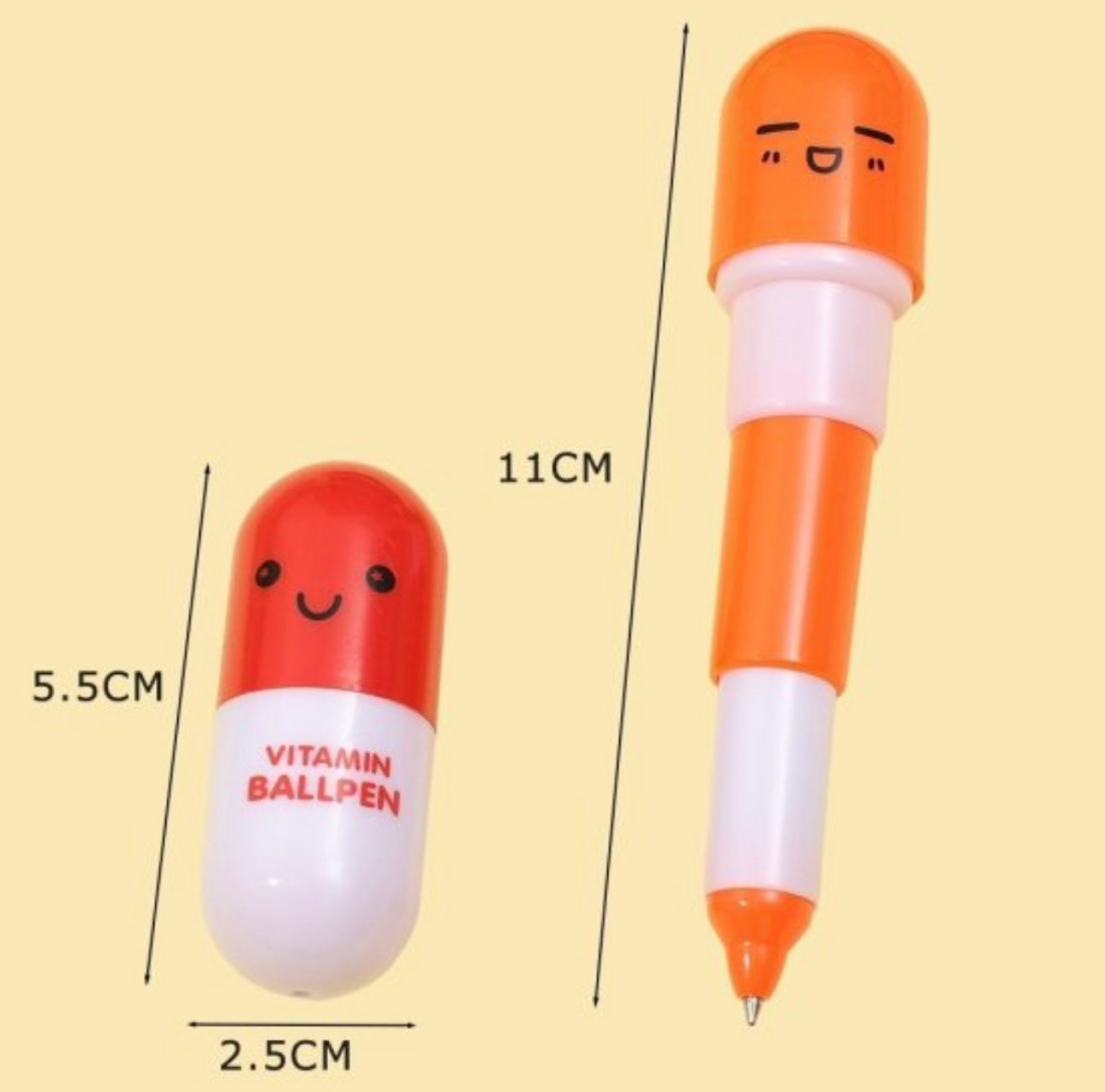 Capsule Ball Pen 3 pc