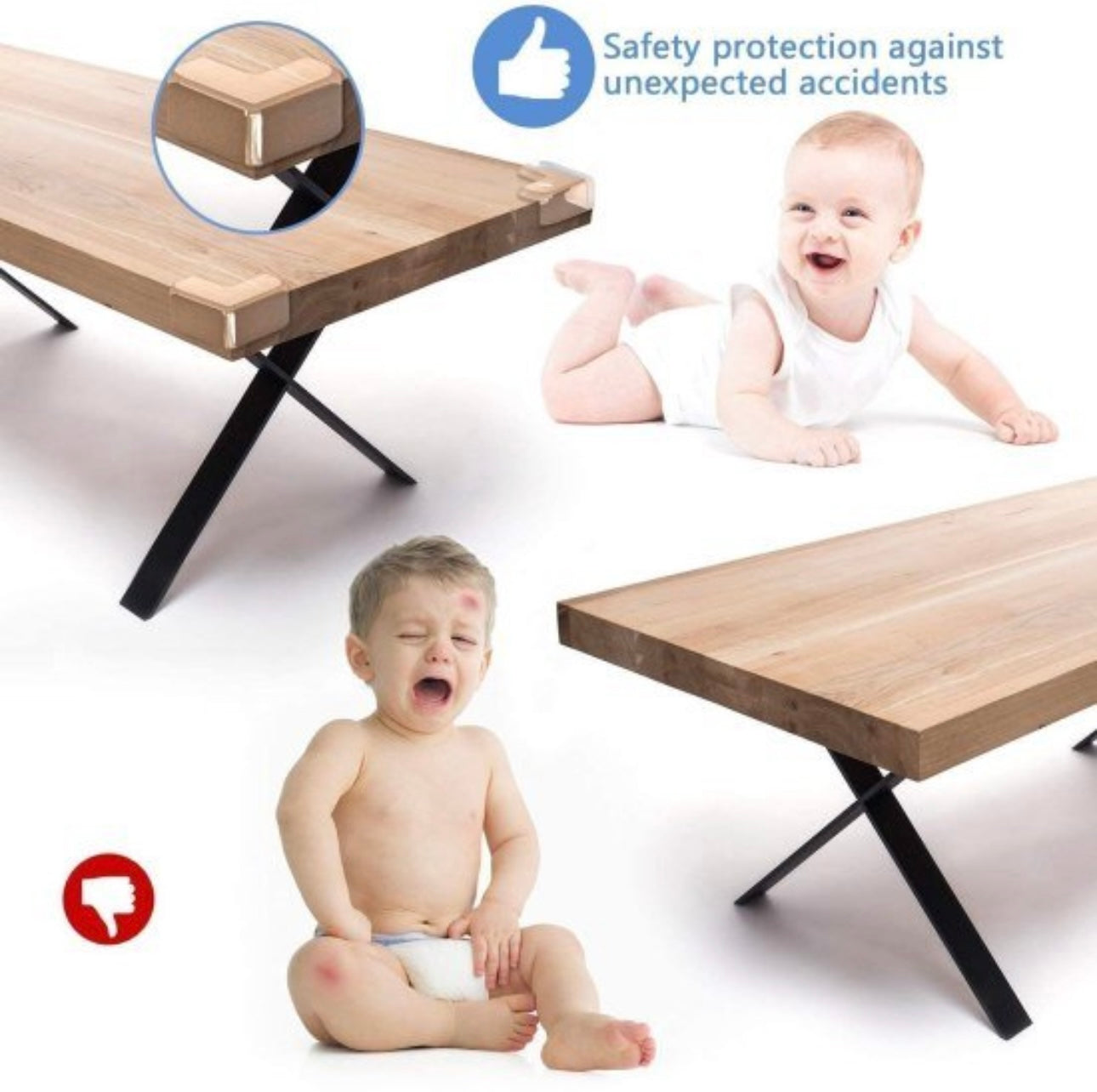 V Shape Baby Safety Protection Table Corner 10 Pc Set