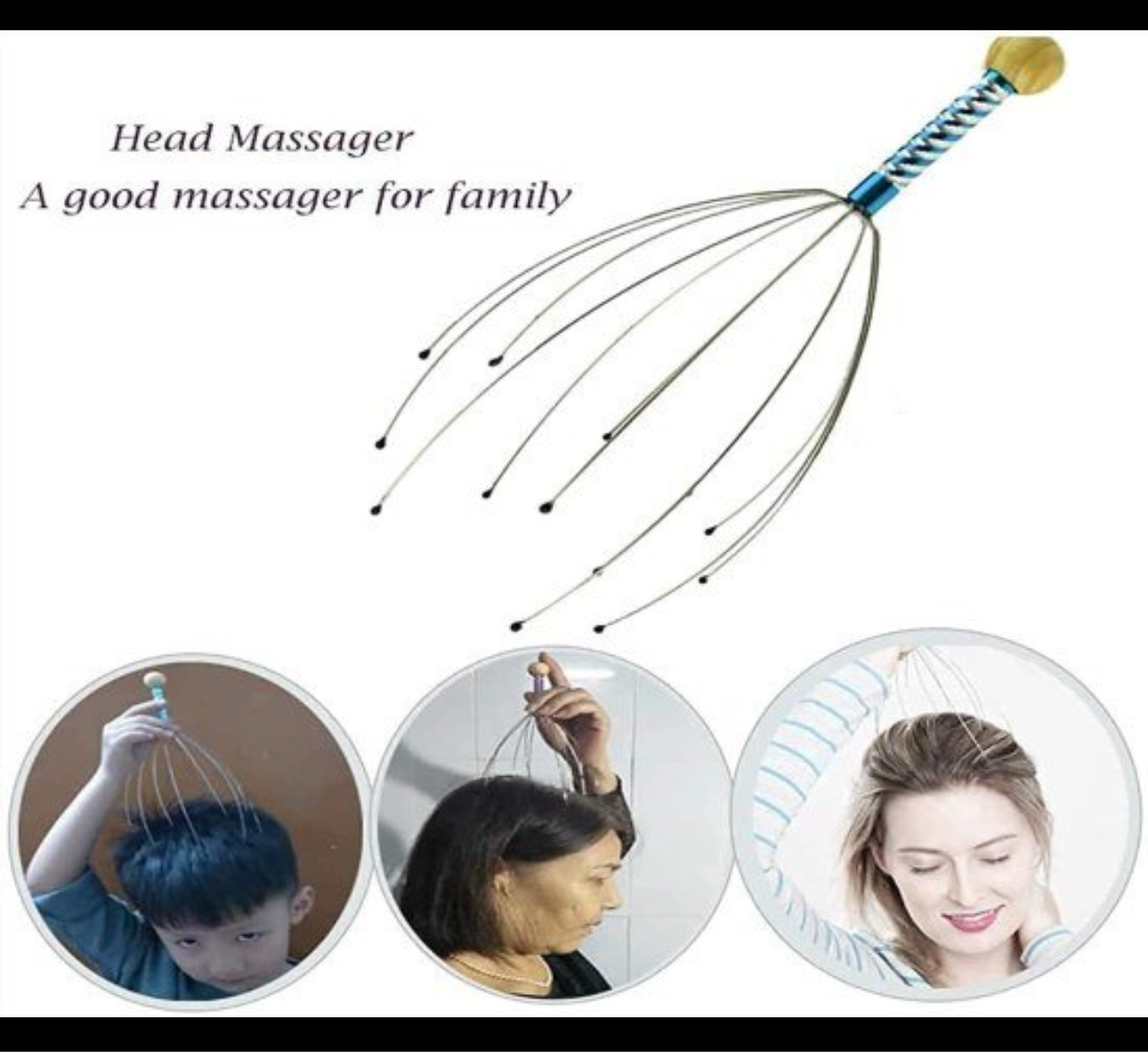 Head Massager For Pain Relief 2pc