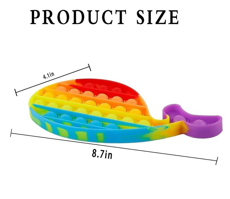 Fish Fidget Pop it Rainbow Toy