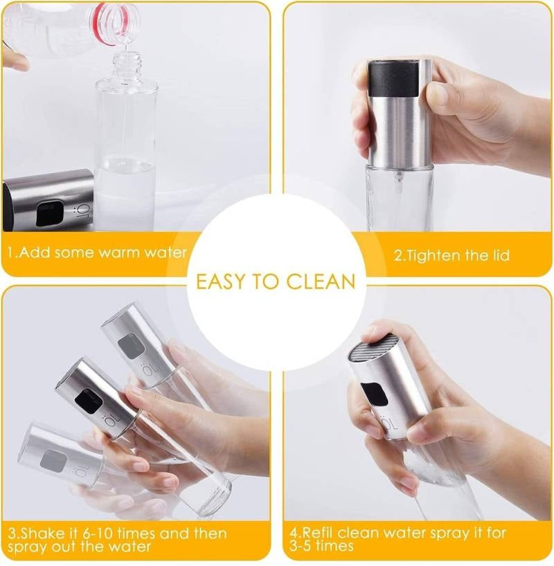 Glass Oil Spray Bottle Dispenser