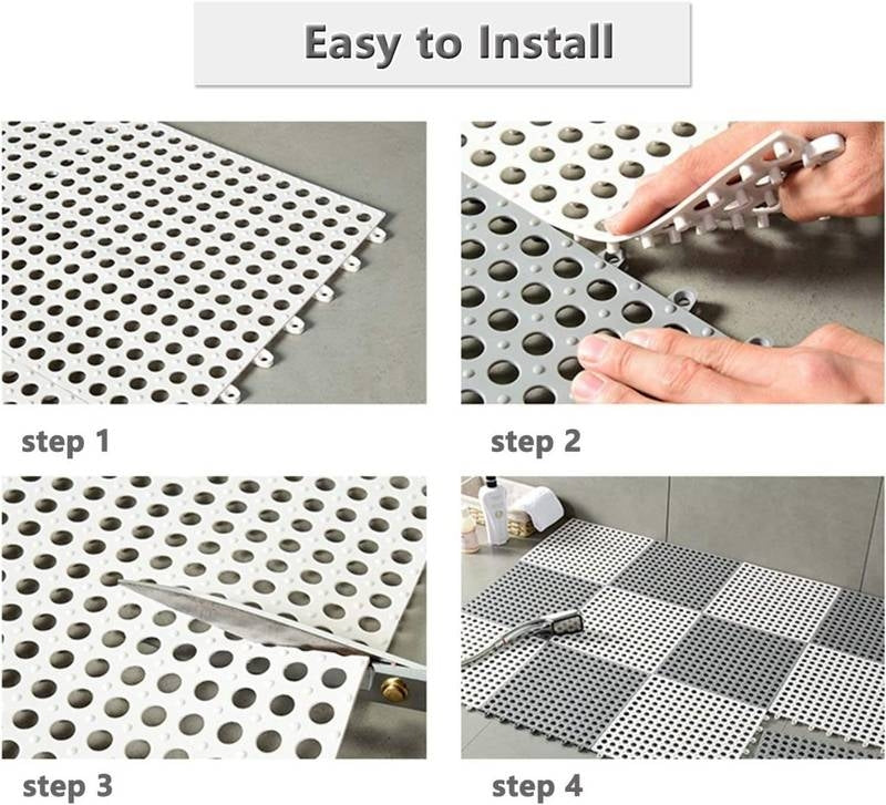 Interlocking Floor Mat For Bathroom 1 pcs