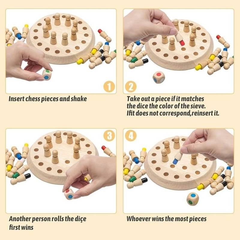 Wooden Memory Game