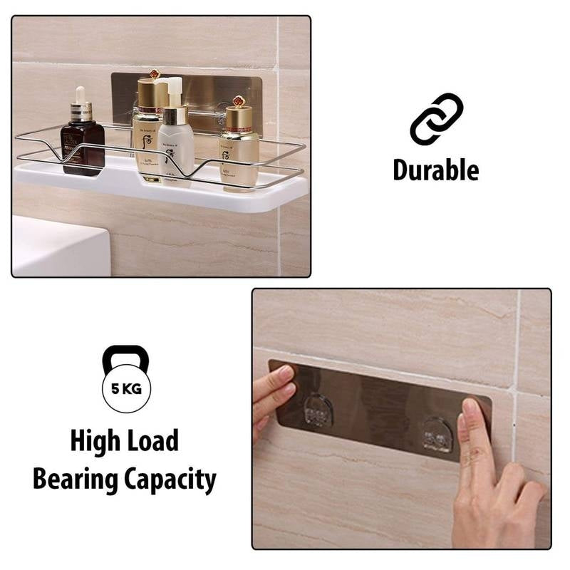 SS1 Bathroom Storage Organizer Shelf Magic Sticker Series