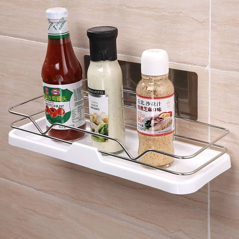 SS1 Bathroom Storage Organizer Shelf Magic Sticker Series