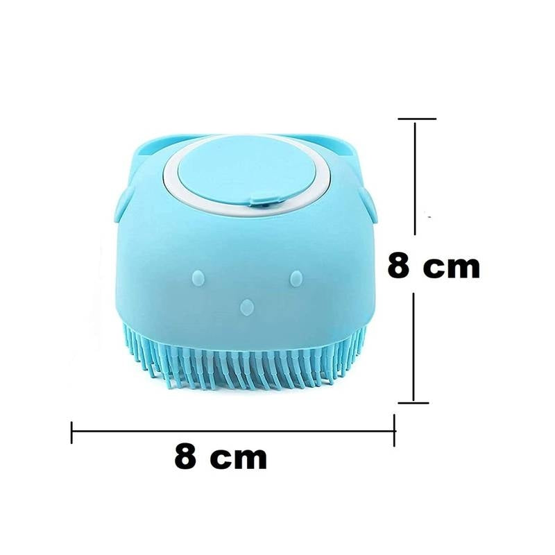 Silicone Shower Bath Brush with Dispenser