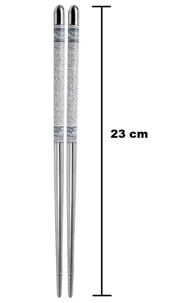 Stainless Steel Chop Sticks 5 Pairs